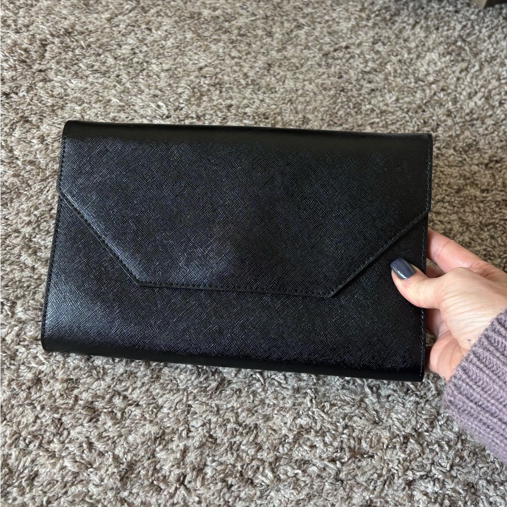 Halogen Envelope Style Crossbody Bag with Silver Chain NWOT